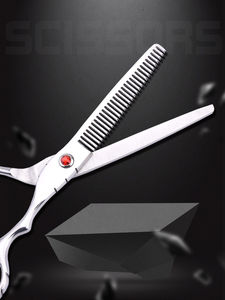 Tijeras de pelo de acero 440c tijera de pelo tijeras de peluquero tijeras de corte de pelo profesionales de 6 pulgadas - Product Image 6