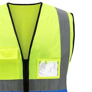 Top Selling Construction Reflective <b>Safety</b> Vests High Visibility Customized Logo Color Design Unisex Adult High Quality Custom - Product Image 4