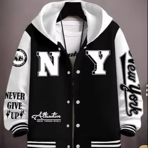 VESTE VARSITY TENDANCE DE HAUTE QUALITÉ - Product Image 1