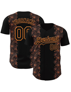 Uniforme de maillot de baseball personnalisé chemise à boutons logo brodé tissu en maille respirant direct d'usine - Product Image 2