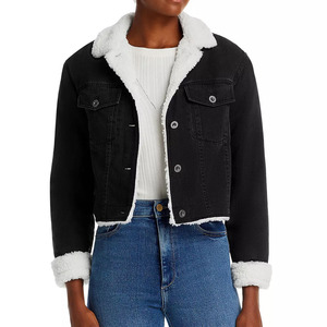 แจ็คเก็ตยีนส์คุณภาพดีที่สุดสำหรับผู้หญิง ผ้าสัมผัสนุ่มพิเศษ เป็นมิตรกับผิว ผลิตภัณฑ์แจ็คเก็ตยีนส์ที่ดูหรูหรา - Product Image 4