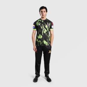 Conjunto de Entrenamiento Lahore Qalandars, Ropa Deportiva de Verano de Alta Calidad, Poliéster y Algodón Estampados, Talla XL - Product Image 4