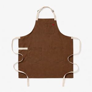 Delantal Ajustable de Lona con Tirantes Cruzados y Tres Bolsillos para Chef, Artista, Panadero, Bartender - Para Hombres y Mujeres - Product Image 6