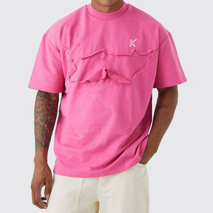 Camiseta Extra Grande para Hombre, Corte Regular, Estilo Urbano Moderno, 100% Algodón, Transpirable, de Secado Rápido, Alta Calidad para Viajar - Product Image 4