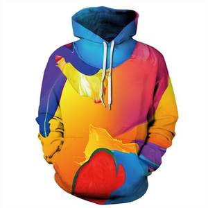 Sudadera con capucha de sublimación para hombre con estilo pulóver, diseña tu propio logotipo, Sudadera con capucha de sublimación para hombre en color sólido, sudaderas con capucha transpirables - Product Image 3