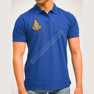 Broderie surdimensionnée de haute qualité pour polos personnalisés Vêtements décontractés en tricot durables avec des chemises à boutons personnalisées à motif solide - Product Image 3