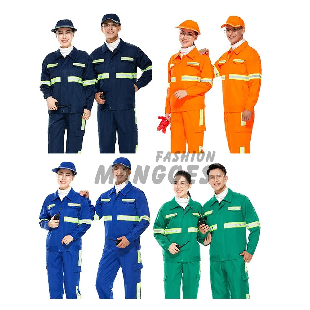 Spring Work Clothing Anti-static Hi Vis Construction Uniform Sanitation Gardener Electric Machine Workshop Dust-proof Coveralls