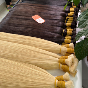 Venta al por mayor de cabello crudo vietnamita a granel extensiones de cabello humano 100% Virgen cutícula alineados extremos gruesos completos - Product Image 1