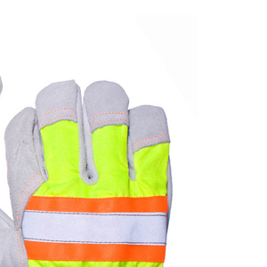 Nouveauté Gants de sécurité pour mécaniciens doublés pour la saison hivernale Haute visibilité Meilleure qualité Cuir Gants anti-coupures pour travailleurs mécaniques - Product Image 2