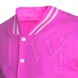 Nouvelle veste Letterman pour femmes avec veste d'université à manches longues de Pékin personnalisée de traitement tissé tricoté Sialkot - Product Image 3