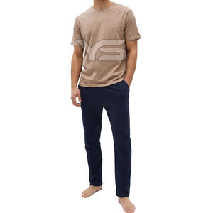 กางเกงวอร์มแฟชั่นสำหรับวิ่งของผู้ชายกางเกงลำลองผ้าคอตตอน100% ปรับแต่งได้สำหรับฤดูร้อน - Product Image 5