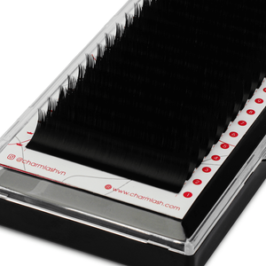 Charmlash Fournitures de Extensions de Cils Premium en Gros, Marque Privée, Extensions de Cils en Faux Visons Noir Mat, Plateaux Professionnels - Product Image 1