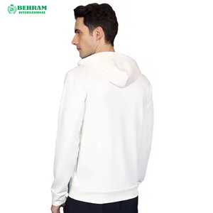 Fabrication de sweats à capuche zippés personnalisés de haute qualité, double couche, épaules tombantes, coupe ample, unisexe, 100% coton - Product Image 1