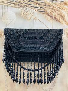Designer Handcrafted Luxury Crystal Stone Beaded Embroidery Bridal Clutches Sophisticated PU Lining <b>Evening</b> <b>Bags</b> for Special - Product Image 3