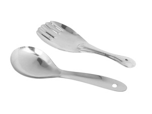 Cuillère publique en acier inoxydable avec logo personnalisé en gros cuillère de service pour restaurant et maison exportation de l'Inde - Product Image 4