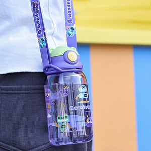 Borraccia per Bambini con Cannuccia e Manico, Bottiglia Portatile per Bicicletta - Product Image 5