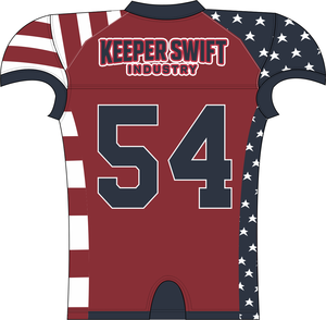 Maillot de football américain fabriqué au Pakistan, prix bas, maillot de football américain confortable à vendre - Product Image 3