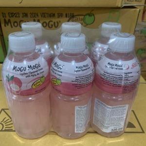 เครื่องดื่มโมกุโมกุรสลิ้นจี่ผสมเนื้อมะพร้าว ขนาด 320 มล. น้ำผลไม้บรรจุขวด ยอดขายอันดับหนึ่ง - Product Image 3