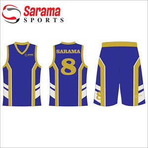 Uniforme de basket-ball de qualité supérieure Uniforme de basket-ball nouveau design Uniforme de basket-ball personnalisé en gros, - Product Image 3