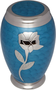 Urnas de cremación de aluminio de alta calidad de Venta caliente hermoso diseño de hoja para cenizas de adultos urnas funerarias de latón - Product Image 6