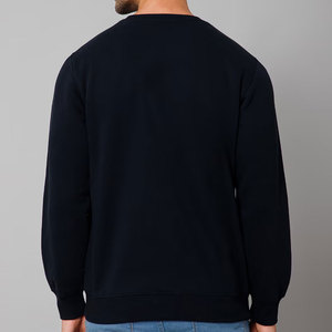Pull à col rond lourd pour homme, en coton à l'intérieur, sweat-shirt à col rond, pull d'hiver imprimé pour homme - Product Image 5