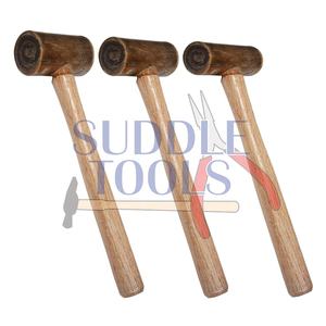 Martillo de mazo de cuero de vaca Natural, 50x76 MM, artesanía de trabajador de madera, chapa que no se estropea, estampado, martillo de cuero Real - Product Image 3