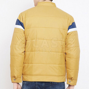 2025 Chaquetas Puffer Estilo personalizado Hombres Chaquetas Puffer de lana Precio al por mayor Chaquetas Puffer de manga larga - Product Image 2