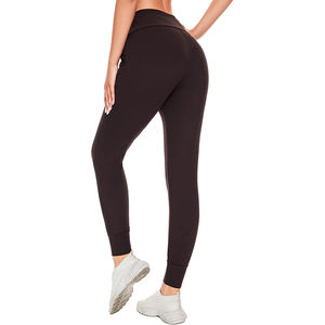 Joggers anti-transpiration de haute qualité fermeture à cordon respirant haut d'entraînement avant Style plat vente en gros Logo décoration OEM - Product Image 2