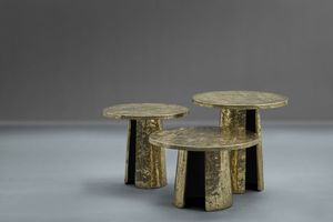 Exhibidor de Pasteles de Metal Moderno y Lujoso, Pedestal Dorado con Acabado en Latón, Soporte para Servir Postres para Bodas, Fiestas y Decoración de Hoteles - Product Image 4