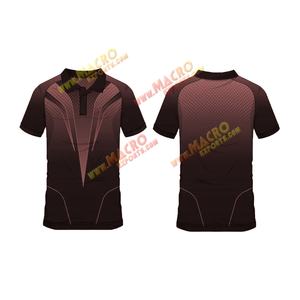Vente chaude hommes décontracté Golf pour polos entièrement sublimé respirant séchage rapide sergé tissu hiver saison approvisionnement en gros - Product Image 1