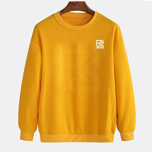 เสื้อสเวตเตอร์คอกลมสำหรับผู้ชายเสื้อสเวตเชิ้ตผ้าฝ้ายโพลีเอสเตอร์แขนยาวสำหรับผู้ชาย2025 - Product Image 1