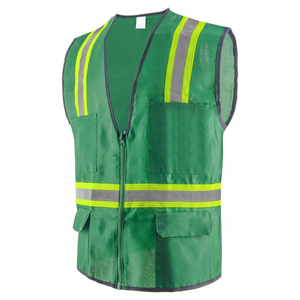 Chaleco de Seguridad Reversible de Alta Visibilidad con Cierre Frontal, Transpirable, de Algodón, Clase 2, Malla HQ, Color Neón, Retro-Reflectante - Product Image 2