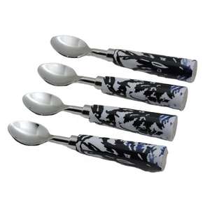 Juego de Cubiertos de Acero Inoxidable de Lujo Premium con Mango de Resina, Apto para Lavavajillas, Utensilios de Cocina, Vajilla para Fiestas - Product Image 6