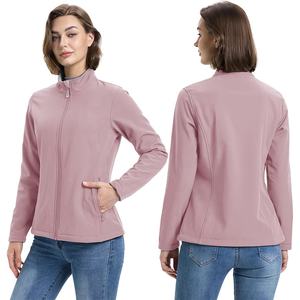 Chaqueta cortavientos personalizada para mujer con etiquetas personalizables Logotipos Ajuste ajustable Ropa de abrigo ligera y duradera - Product Image 4