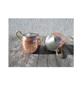 <b>Copper</b> Hammered Drinking Moscow Mule Mug <b>Cup</b> Best for Restaurant Bar Home Drinking Use - Product Image 3