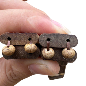 100% pulsera de cuentas de madera elástica natural de Vietnam Agarwood Bead Stretch Jewelry - Product Image 2