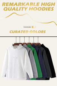 Sudadera con capucha de lana Polar en blanco de alta calidad Sudaderas con capucha de botón grueso de gran tamaño Sudadera con capucha suelta personalizada de peso pesado - Product Image 5