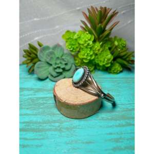 Navajo Handmade New Lander & Sterling <b>Silver</b> Fashion <b>Cuff</b> <b>Bracelet</b> - Product Image 3