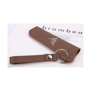 Couteau de survie en plein air de chasse et camping de poche pliable de style supérieur à taille personnalisée étui en cuir avec boucle en cuir pour main - Product Image 3