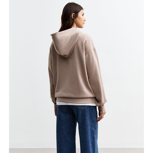 Sweat à capuche pour femme Hollow Out Hole Loose Sweatshirt Femme Rose clair Casual Hooded Oversized Women Hoodies - Product Image 3