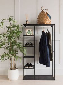 Supports de stockage modernes en métal de fer et d'acier revêtus de poudre Cadre solide résistant à la rouille Parfait pour le stockage à long terme en entrepôt - Product Image 3