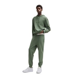 Sudadera con Capucha Verde Salvia para Hombre y Pantalones Deportivos a Juego, Conjunto Deportivo, Ropa al por Mayor OEM ODM - Product Image 1