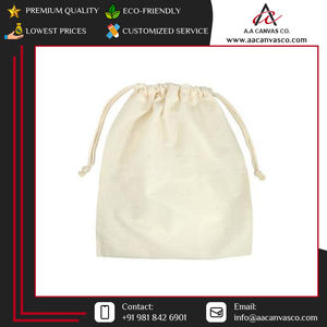 Qualité supérieure personnalisé cordon toile sacs vente chaude couleur crème pour large gamme Shopping Promotion prix raisonnable - Product Image 6