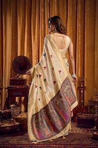 Sarees de Seda Premium para Mujer, Proveedor Mayorista de Ropa Étnica Tradicional India al por Mayor por FashionHarbour - Product Image 5