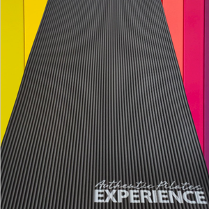 Tapis de yoga NBR antidérapant pour exercices de Pilates 183x61cm noir - Product Image 1