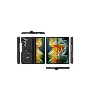 Coque de protection fine SNEL Vega Series pour Samsung Galaxy Z Fold 6, étui en silicone premium bleu, styles translucides PC - Product Image 4
