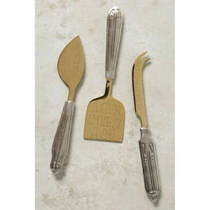 Juego de Cuchillos para Queso de Diseño Novedoso y Lujoso con Hoja de Acero Inoxidable, Suministro al por Mayor, Cortador de Queso Artesanal para Mesa - Product Image 2