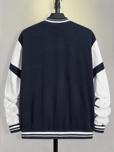 Wholesale Customizable Lightweight <b>Men's</b> <b>Bomber</b> <b>Jackets</b> Spring Fall Full Zip Stand Collar Windbreaker Active Coat Outwear - Product Image 2