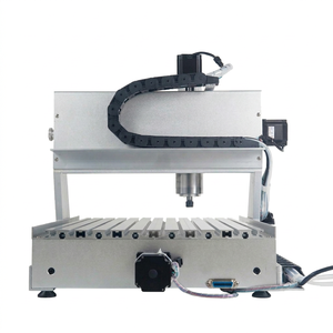 เครื่องเราเตอร์ CNC ขนาด 300x400x80 มม. กำลัง 500 วัตต์ พร้อมแกนหมุนระบายความร้อนด้วยอากาศ ตัวเครื่องอะลูมิเนียม 6061-T6 ระบบควบคุม Mach3 สำหรับแกะสลักไม้และหิน - Product Image 1