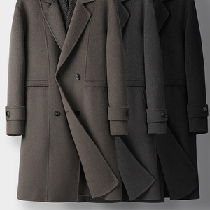 Mens Slim Fit 2 Piece Suit Two Button Notched Lapel Solid Suit Jacket Pants Set Tuxedo for Prom Double Breasted - Product Image 2